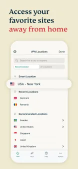 ExpressVPN Bildschirmfoto